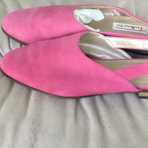 Pink suede shoes, 7M - Picture 2 of 6